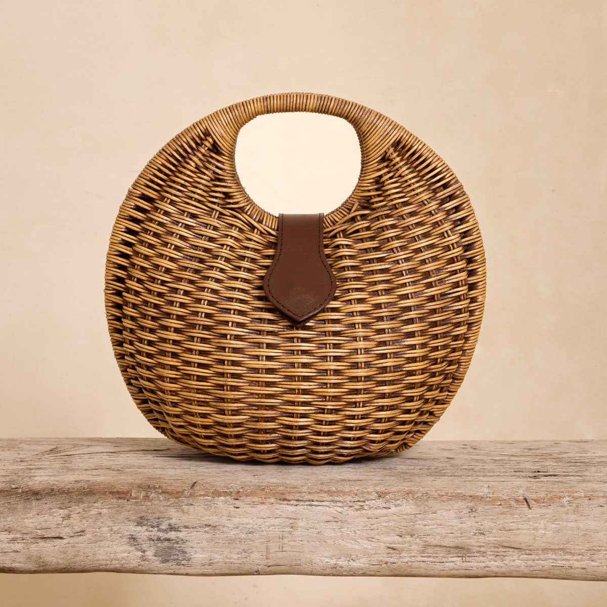 Rattan Orb Summer Resort Handbag