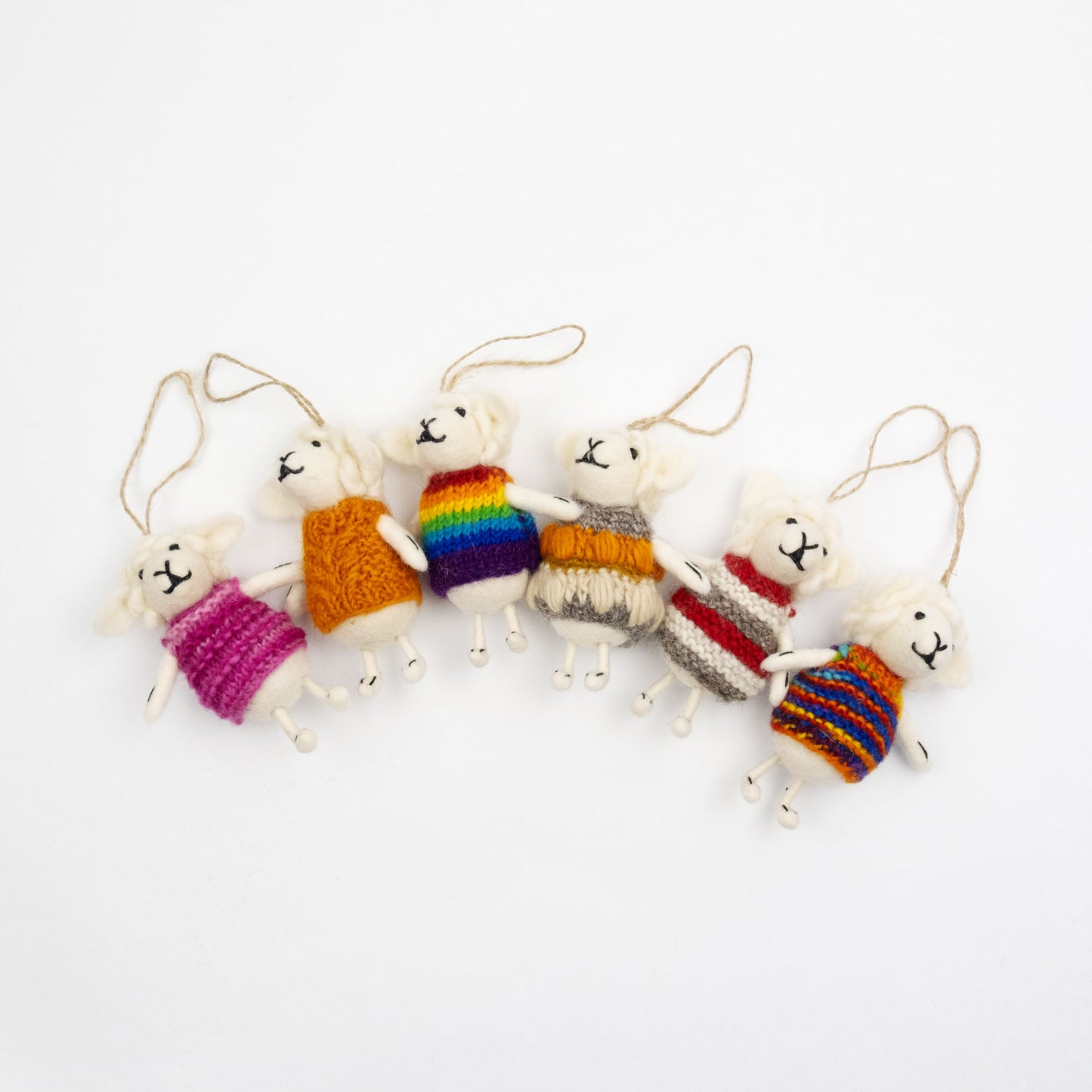 Ornament - Sheep with Knit Sweater