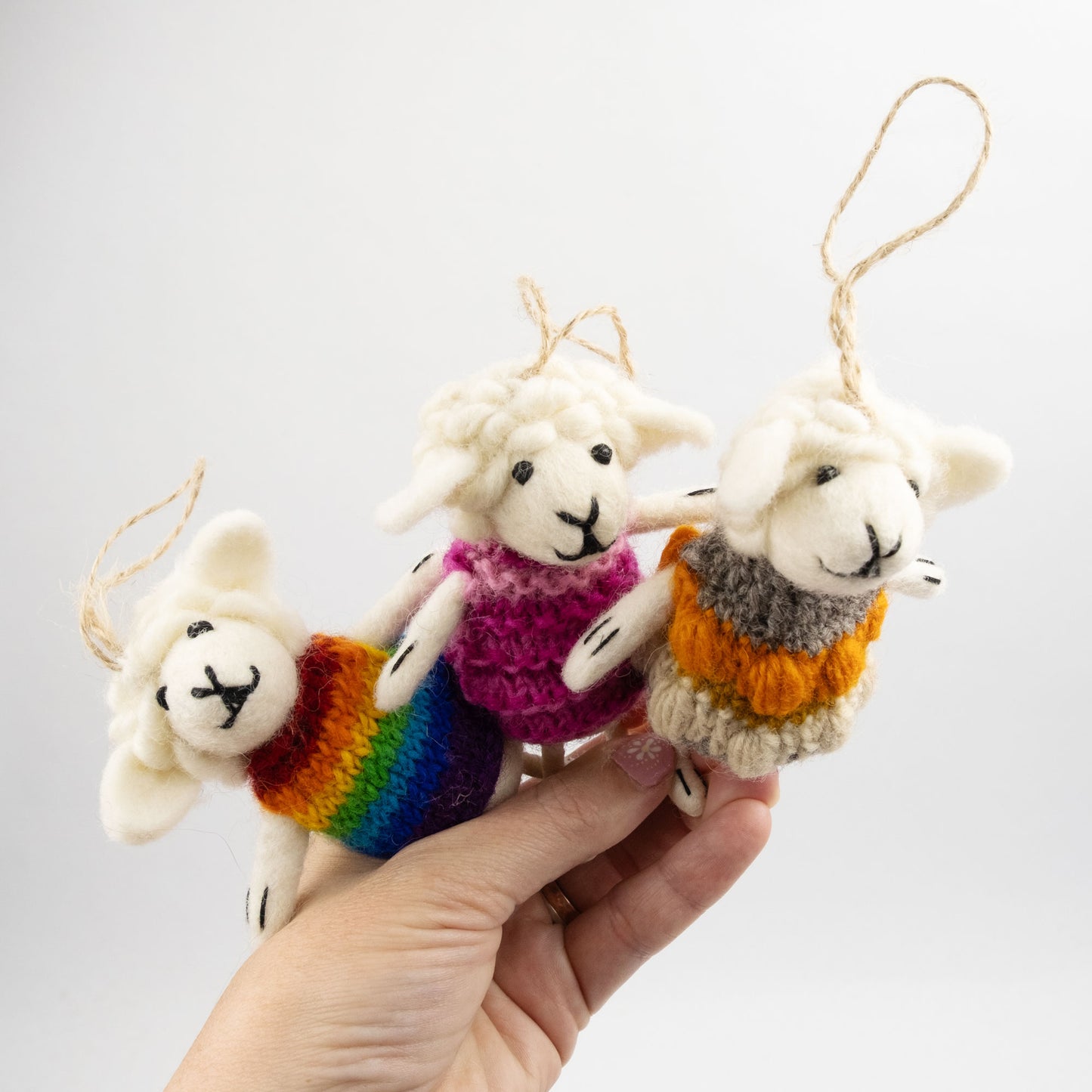 Ornament - Sheep with Knit Sweater